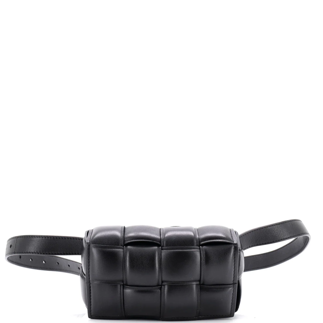 Cassette Belt Bag Padded Intrecciato Leather - Deep Luxury