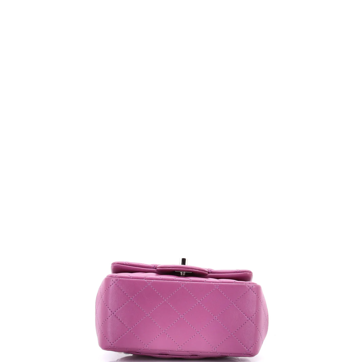 Square Classic Single Flap Bag Quilted Lambskin Mini - Deep Luxury