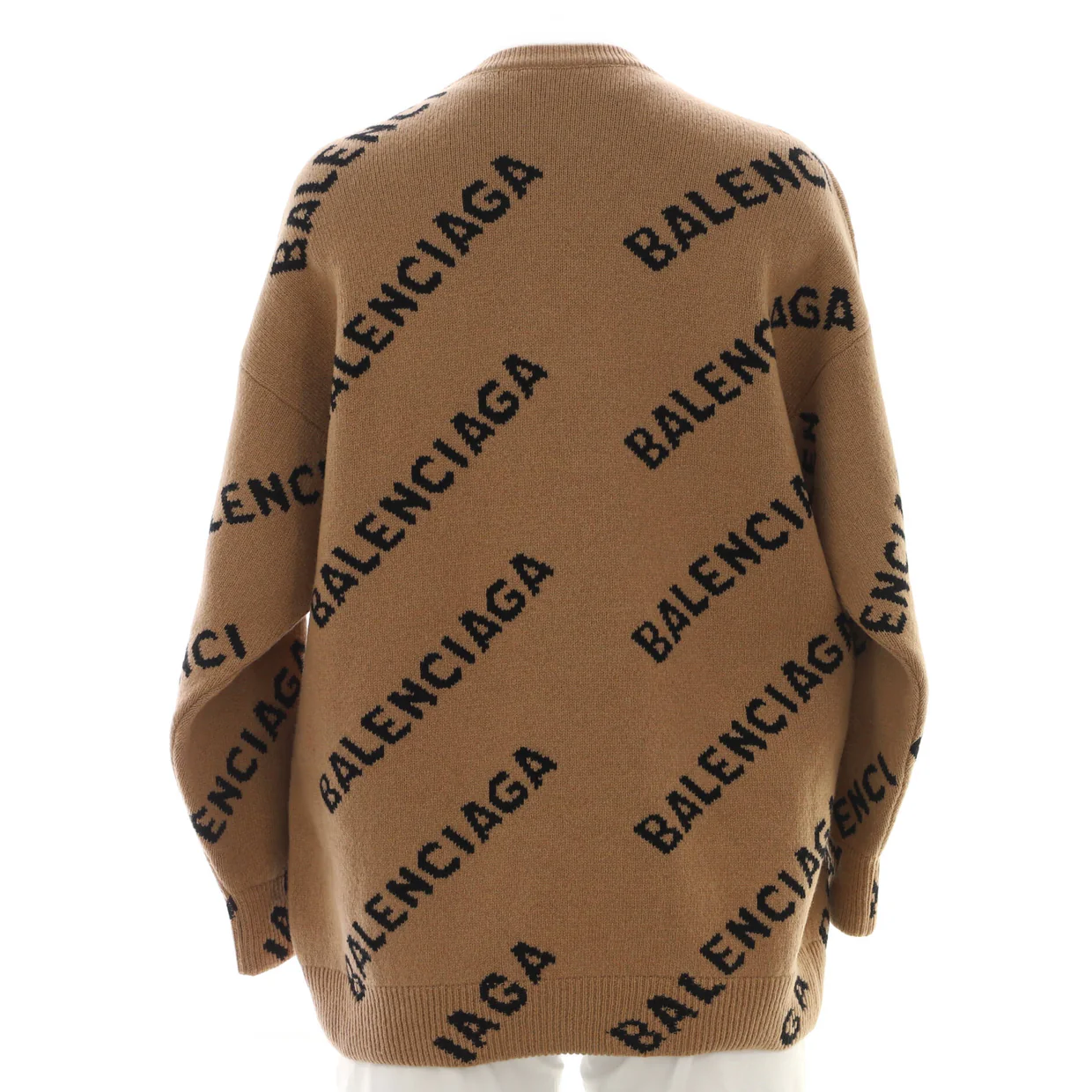 All Over Logo Sweater Cotton Blend - Deep Luxury