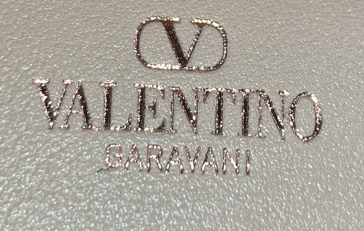 VLogo Loco Flap Shoulder Bag Leather with Crystals Small - Deep Luxury