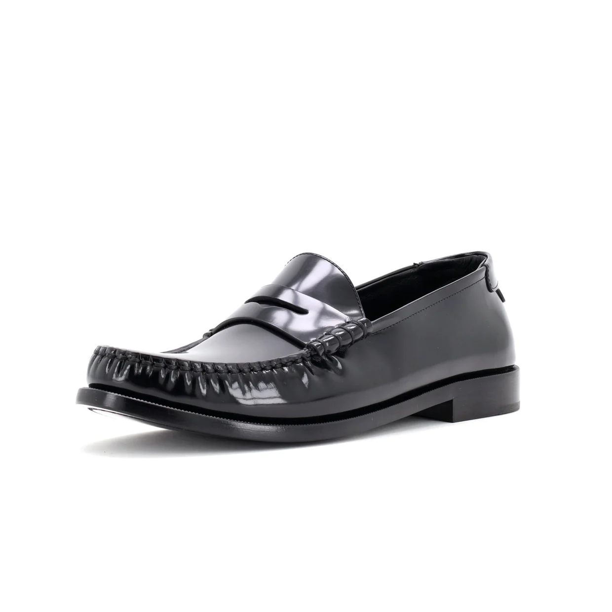 Women's Le Monogram Penny Loafers Leather - Deep Luxury