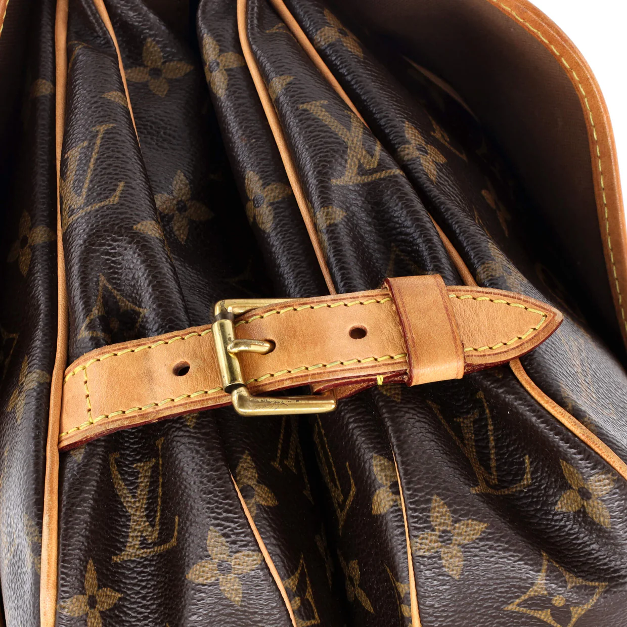 Saumur Handbag Monogram Canvas 30 - Deep Luxury