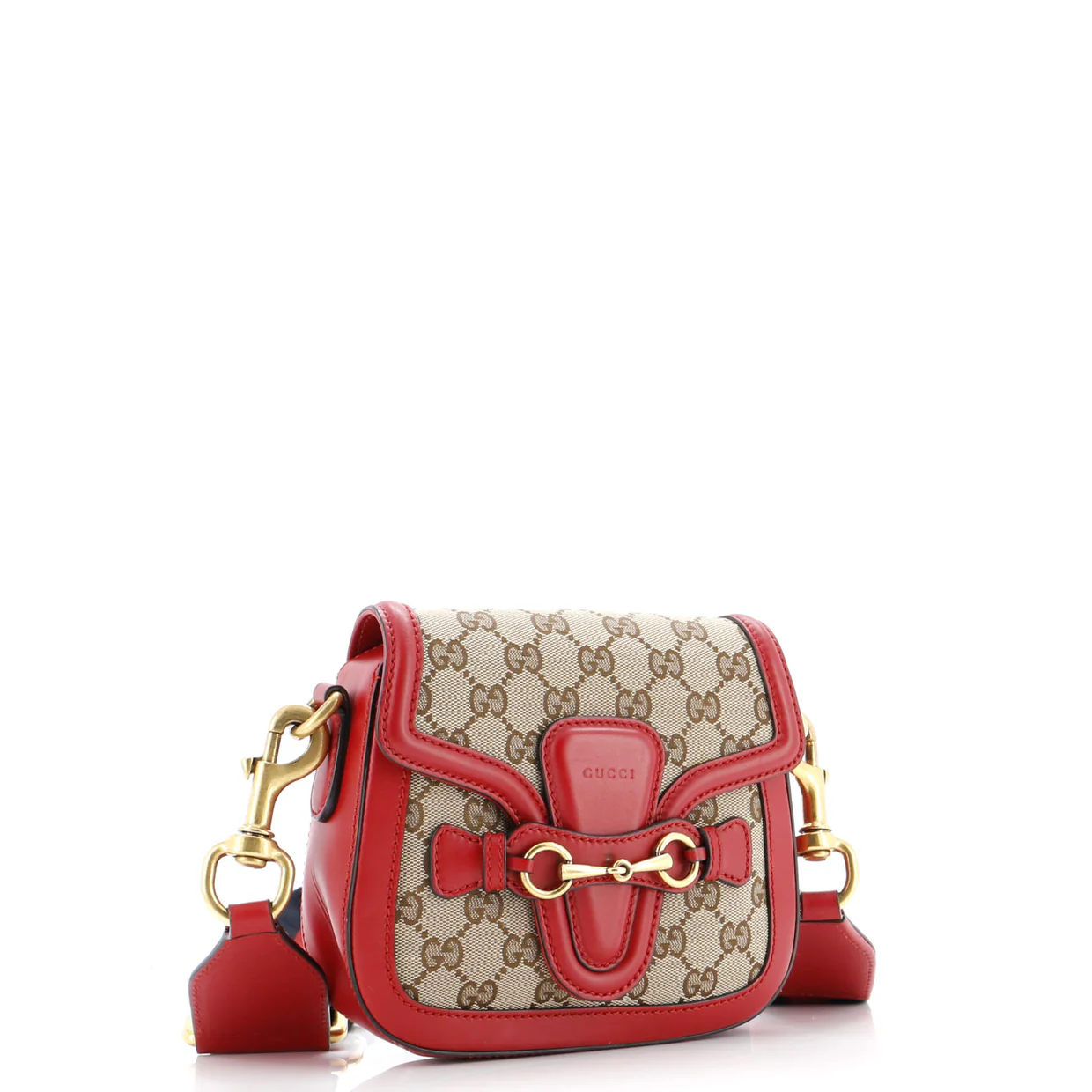 Lady Web Shoulder Bag GG Canvas Small - Deep Luxury