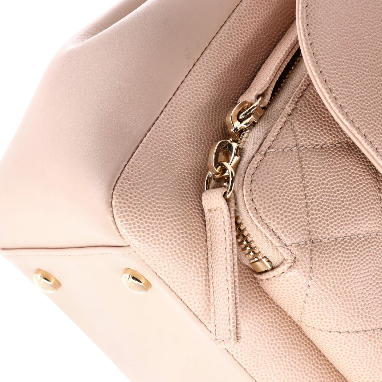 Business Affinity Flap Bag Quilted Caviar Large - Deep Luxury