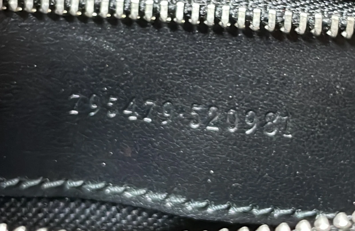 Web Strap Front Pocket Crossbody Messenger GG Coated Canvas Small - Deep Luxury