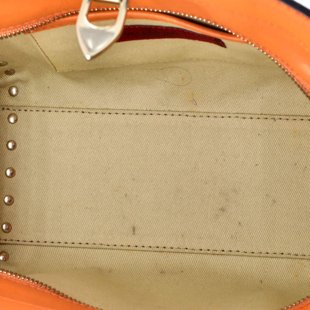 Rockstud Tote Rigid Leather Small - Deep Luxury