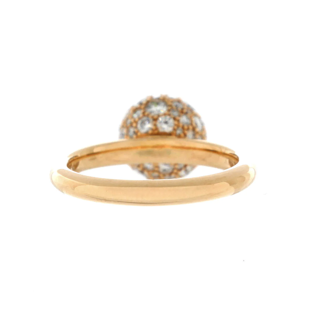HardWear Ball Ring 18K Rose Gold and Diamonds 8mm - Deep Luxury