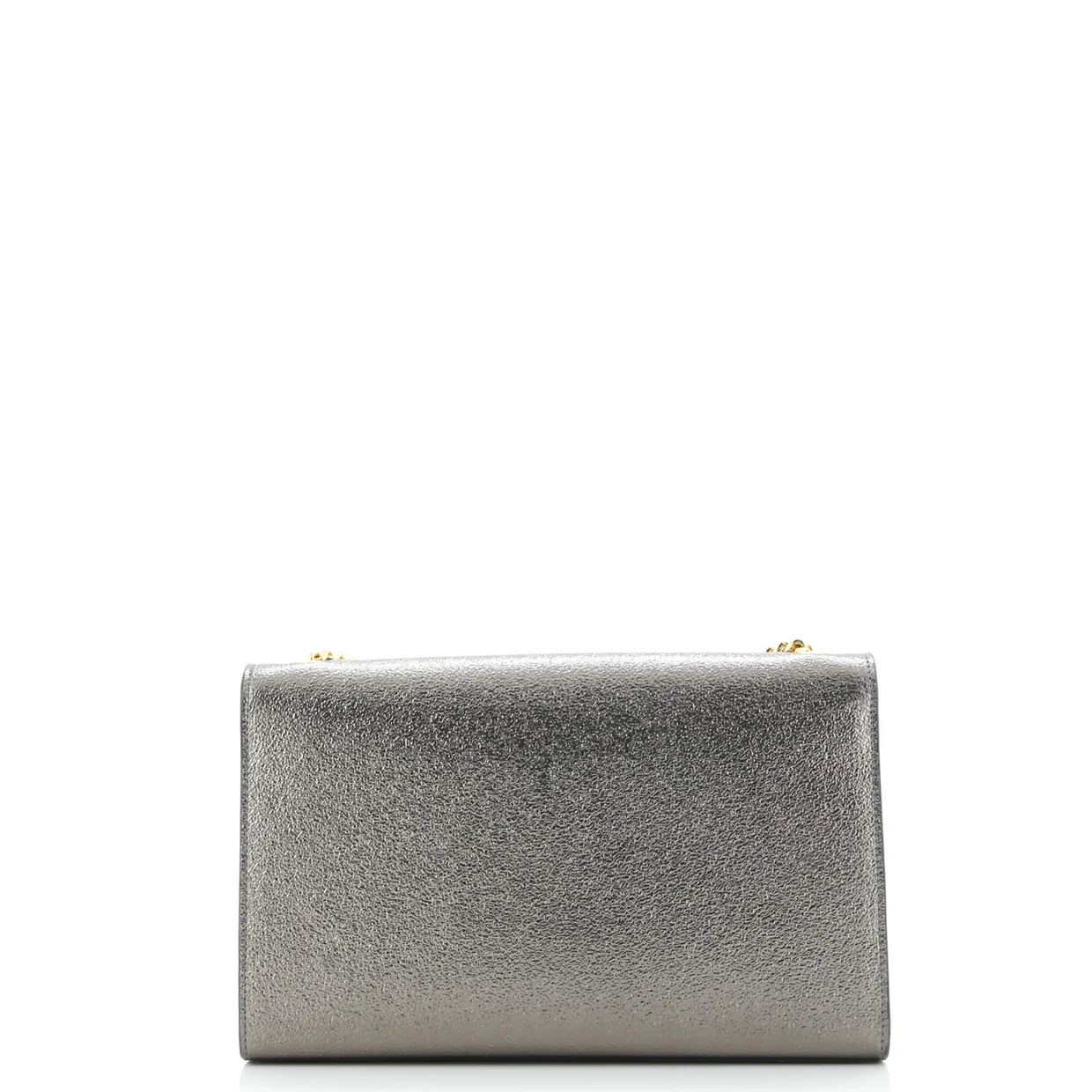 Classic Monogram Crossbody Bag Metallic Leather Medium - Deep Luxury