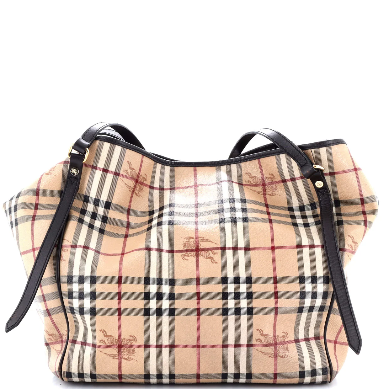 Canterbury Tote Haymarket Coated Canvas Medium - Deep Luxury