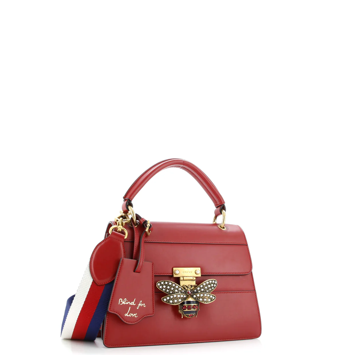 Queen Margaret Top Handle Bag Leather Small - Deep Luxury