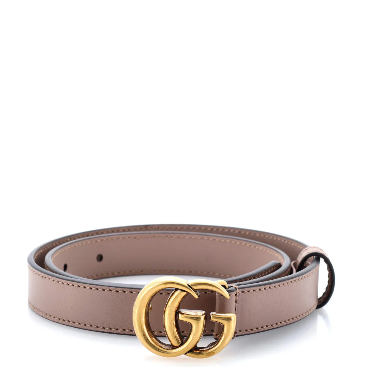 GG Marmont Belt Leather Thin 65 - Deep Luxury
