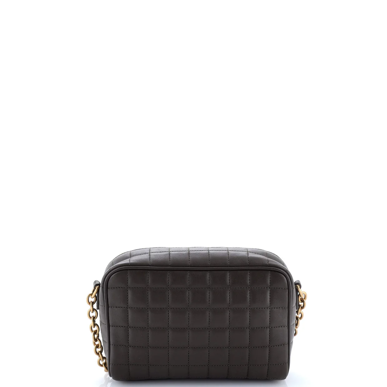 Cassandre Chain Camera Bag Quilted Leather Mini - Deep Luxury