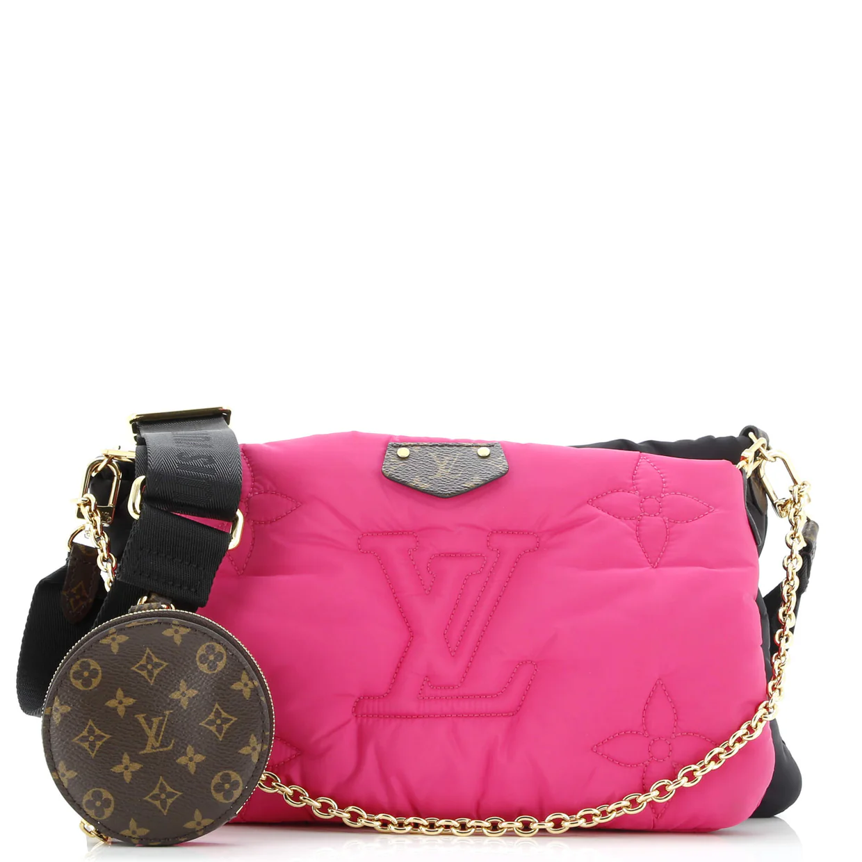Maxi Multi Pochette Accessoires Monogram Quilted Econyl Nylon - Deep Luxury