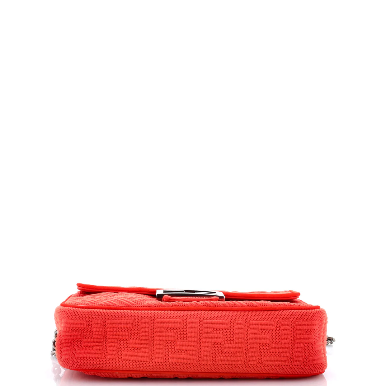 Midi Baguette Chain Bag Zucca Technical Mesh Medium - Deep Luxury