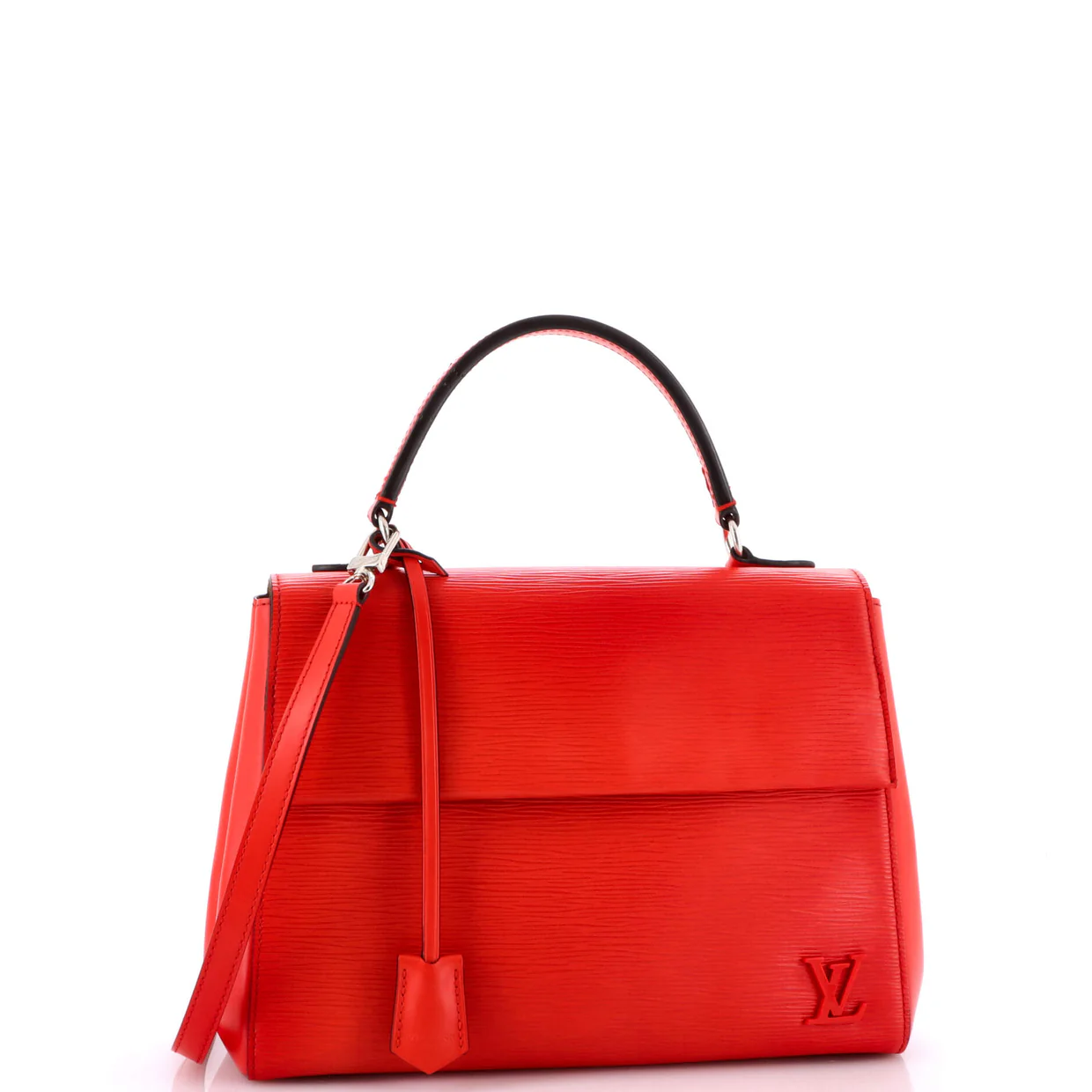 Cluny Top Handle Bag Epi Leather MM - Deep Luxury