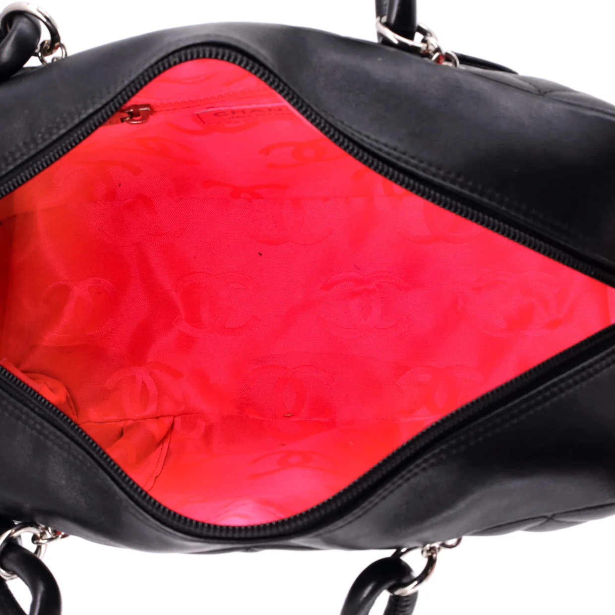 Cambon Bowler Bag Quilted Leather Medium - Deep Luxury