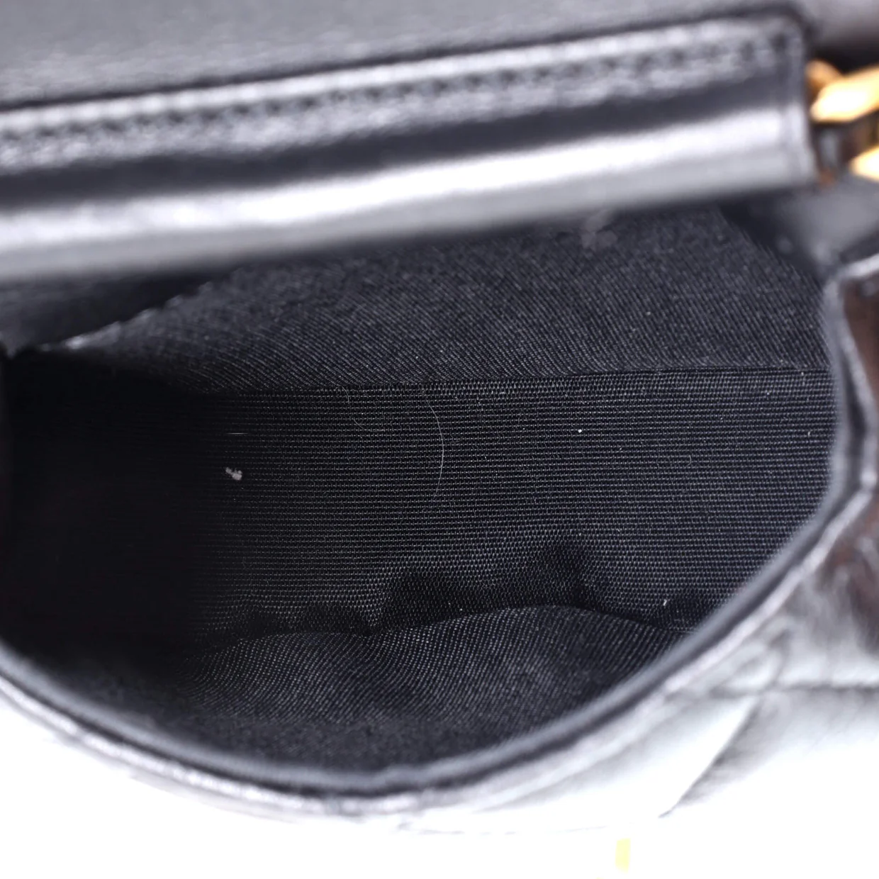 Coco Mail Clutch with Chain Quilted Calfskin Mini - Deep Luxury