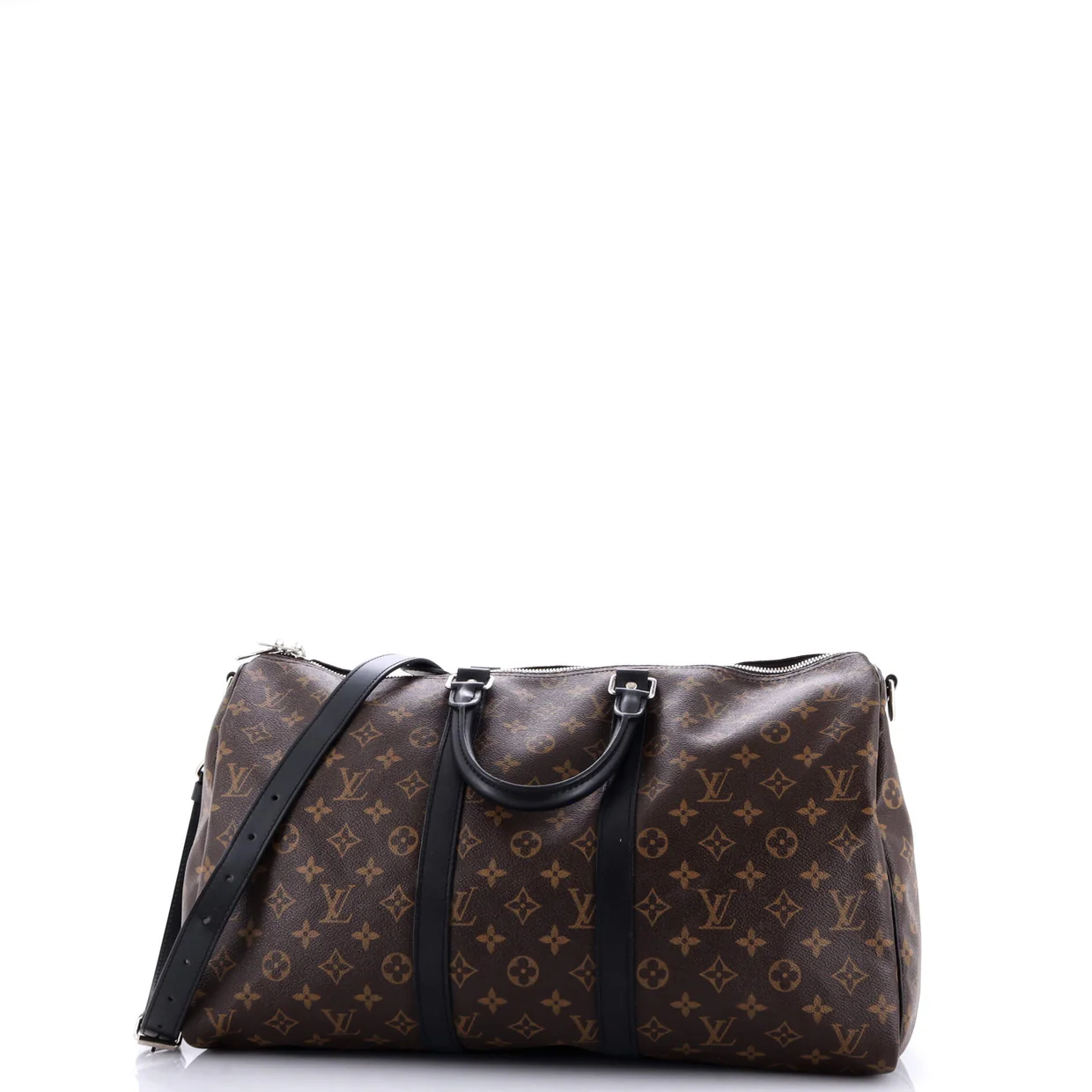 Keepall Bandouliere Bag Macassar Monogram Canvas 45 - Deep Luxury