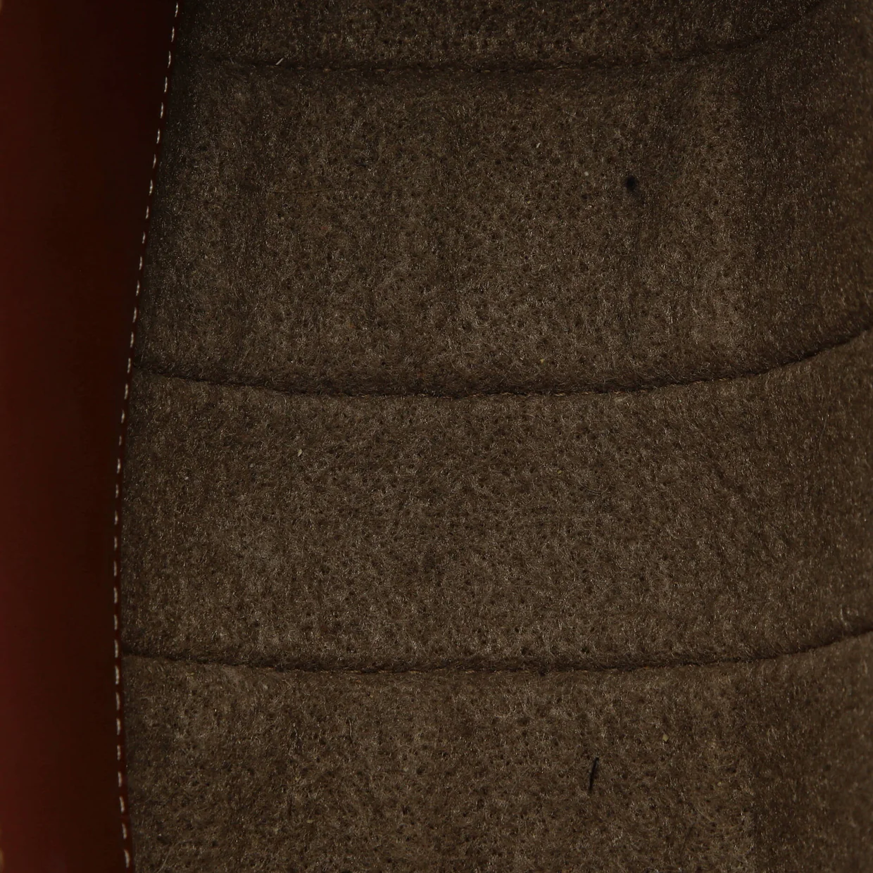 Woody Tote Recycled Felt with Leather and Canvas Small - Deep Luxury