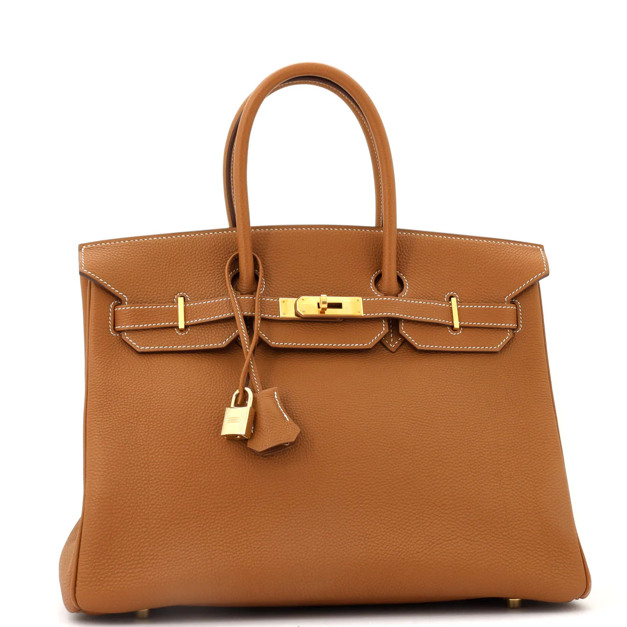 Birkin Handbag Gold Togo with Gold Hardware 35 - Deep Luxury