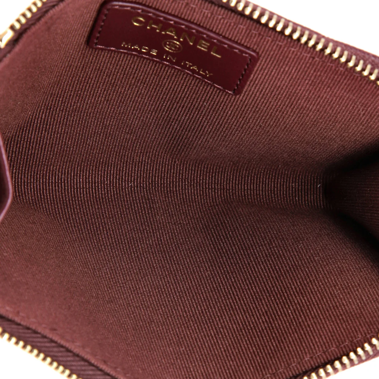 Zip Around Card Holder Quilted Caviar - Deep Luxury