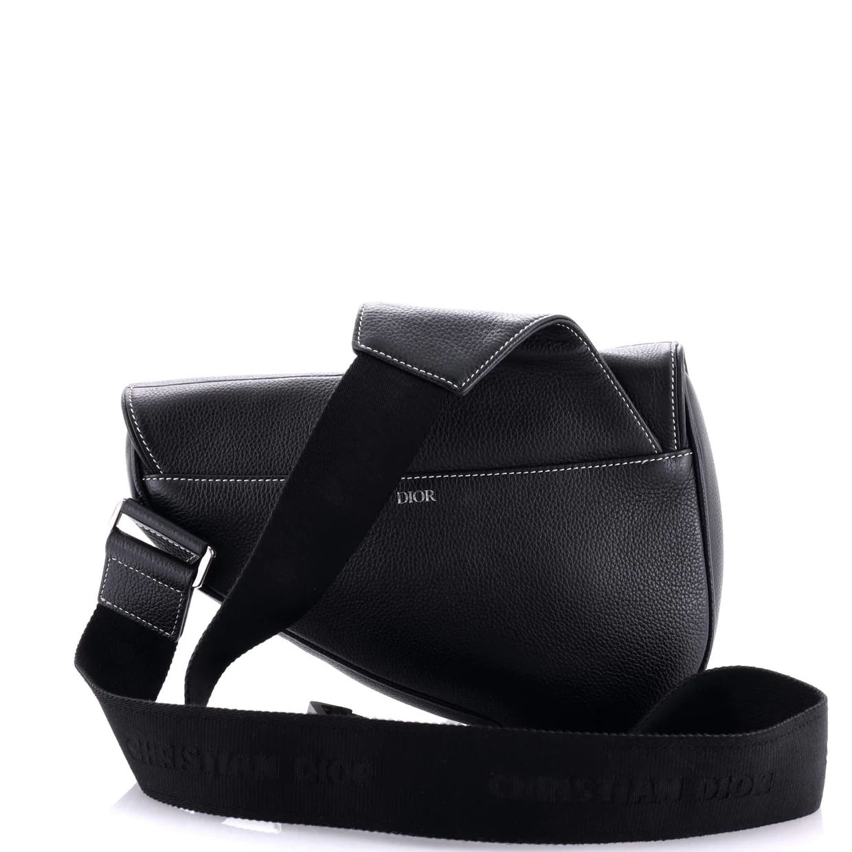 Shawn Stussy Saddle Crossbody Bag Leather with Applique - Deep Luxury
