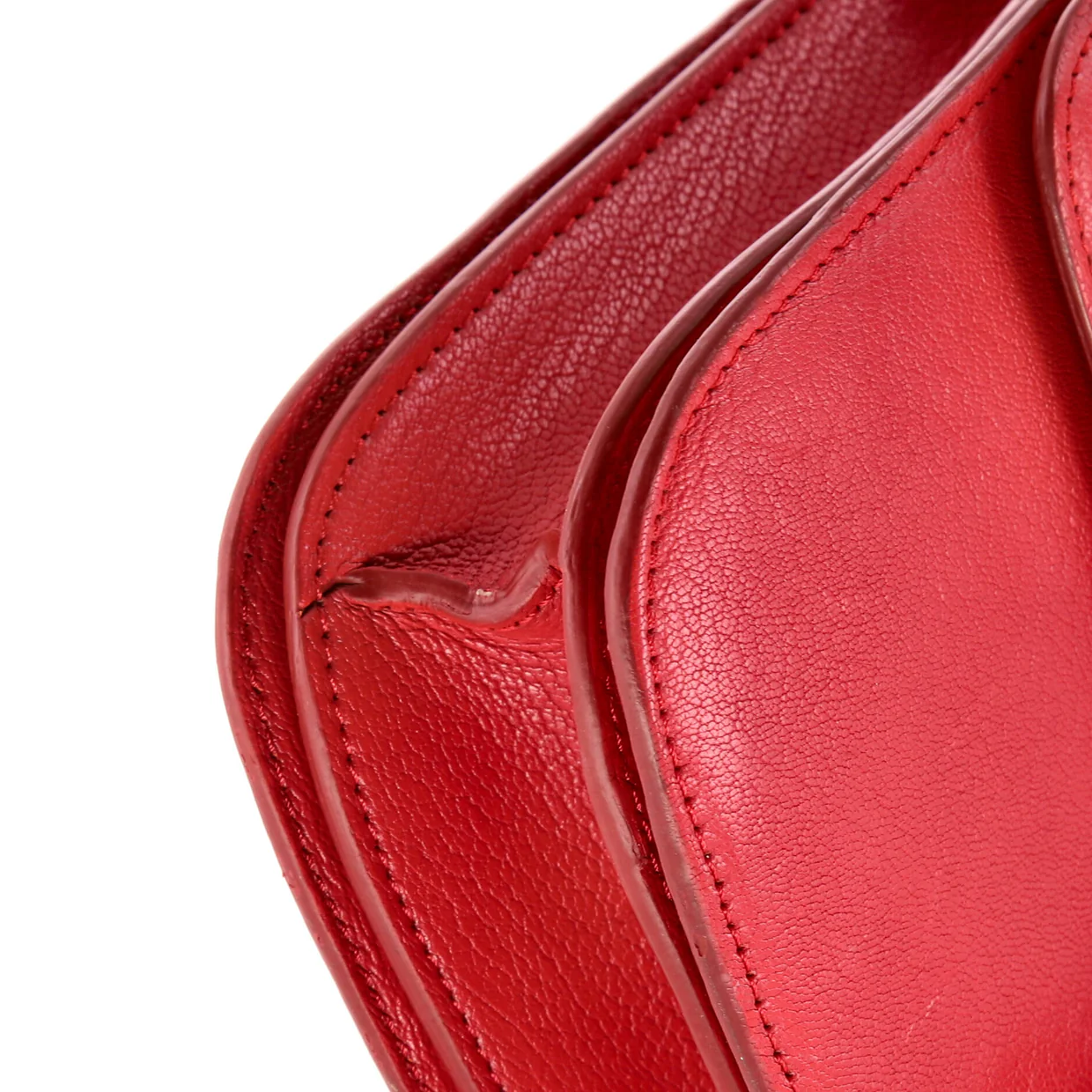 Classic Box Bag Grainy Leather Medium - Deep Luxury