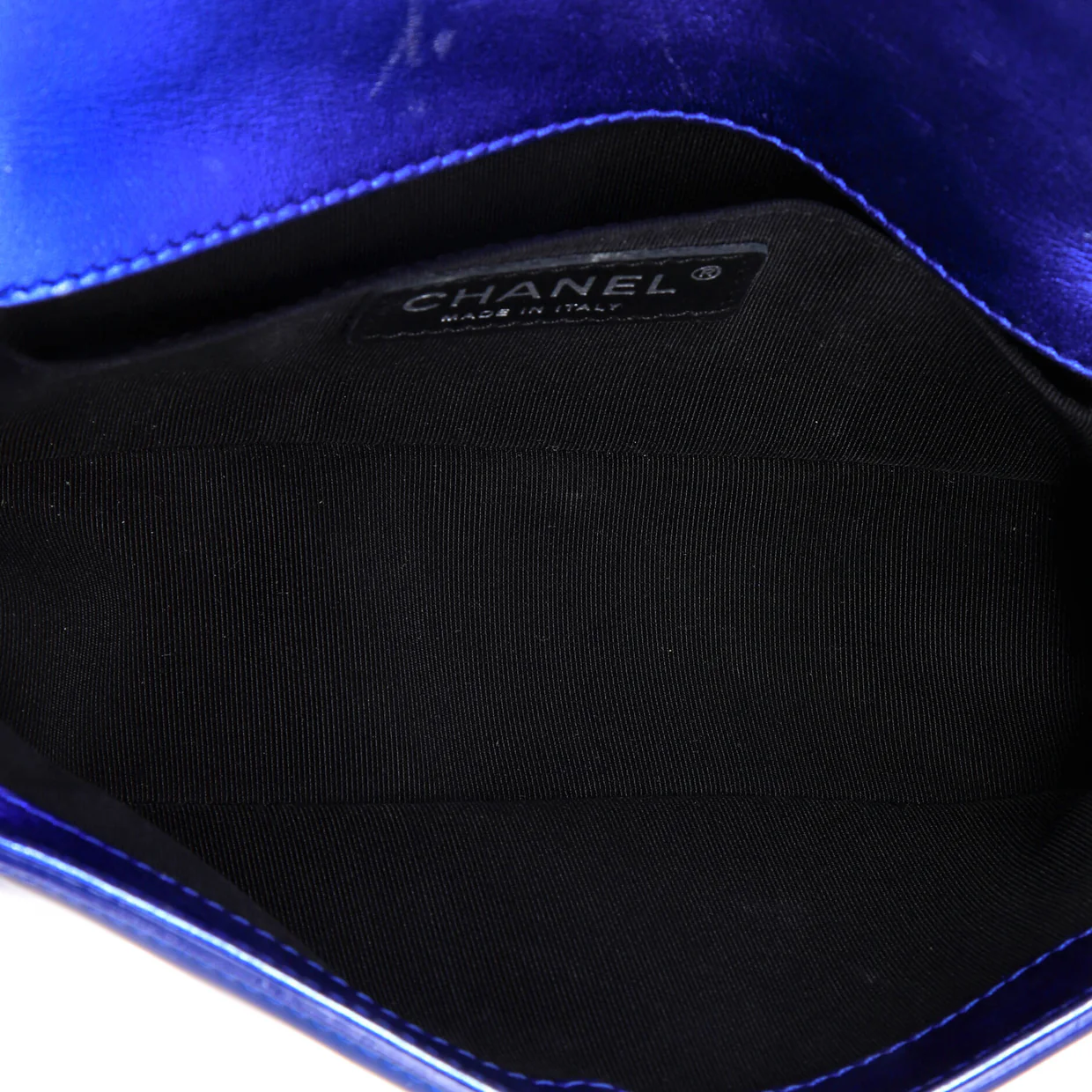 Boy Flap Bag Quilted Patent Small - Deep Luxury