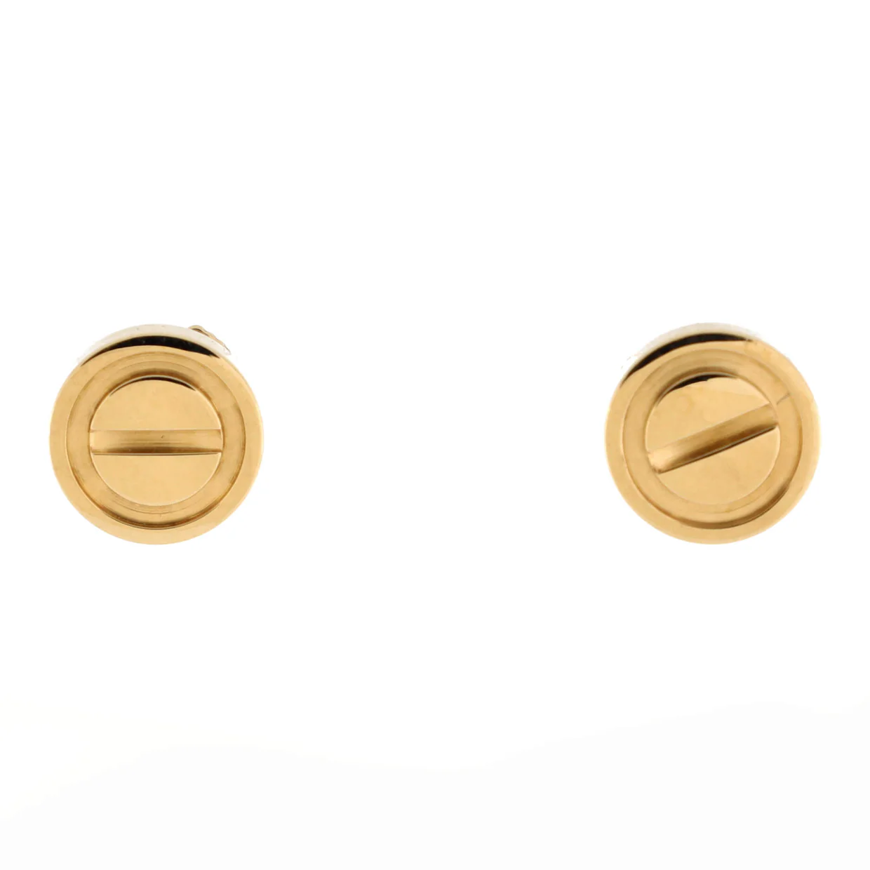 Love Stud Earrings 18K Yellow Gold - Deep Luxury
