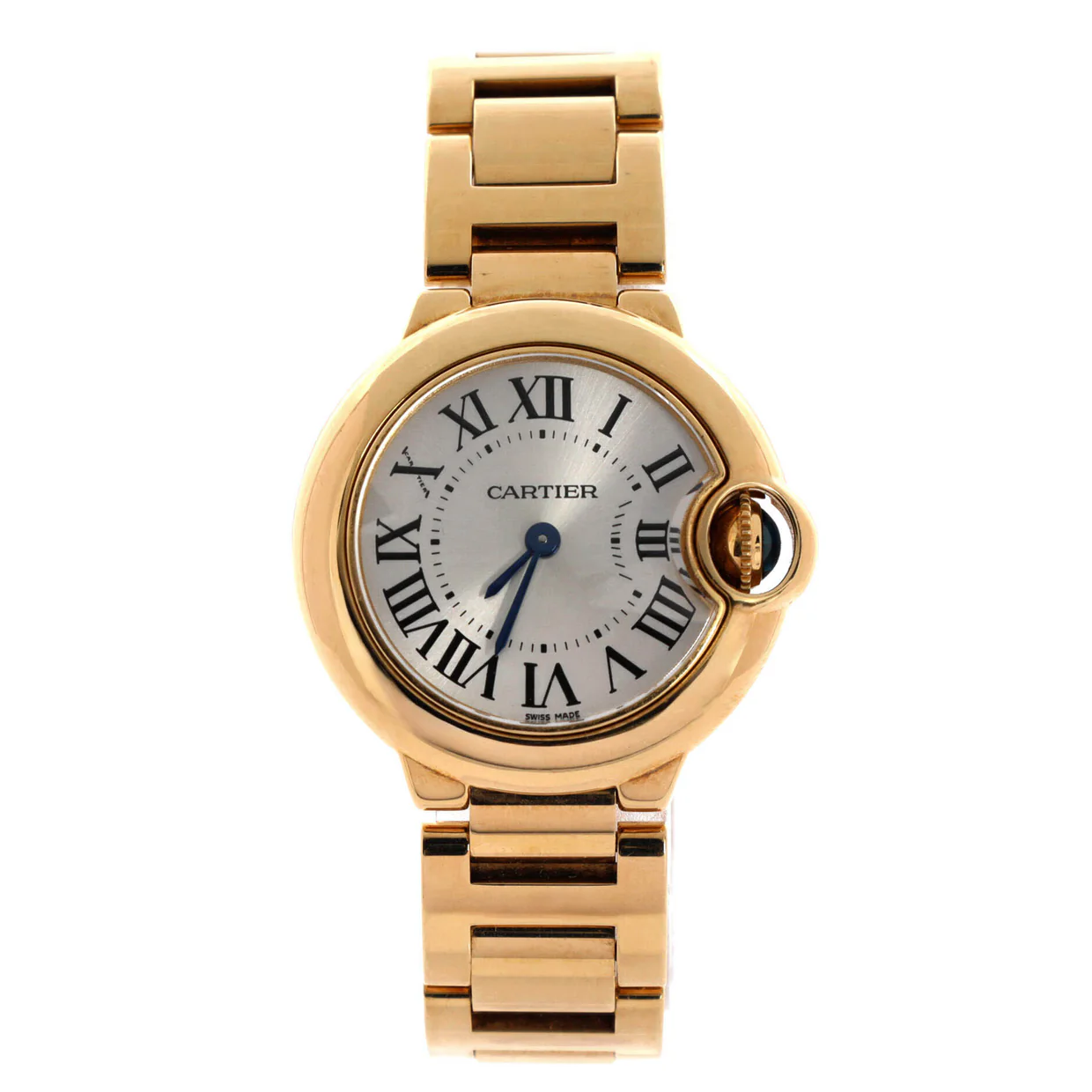Ballon Bleu de Cartier Quartz Watch Yellow Gold 28 - Deep Luxury