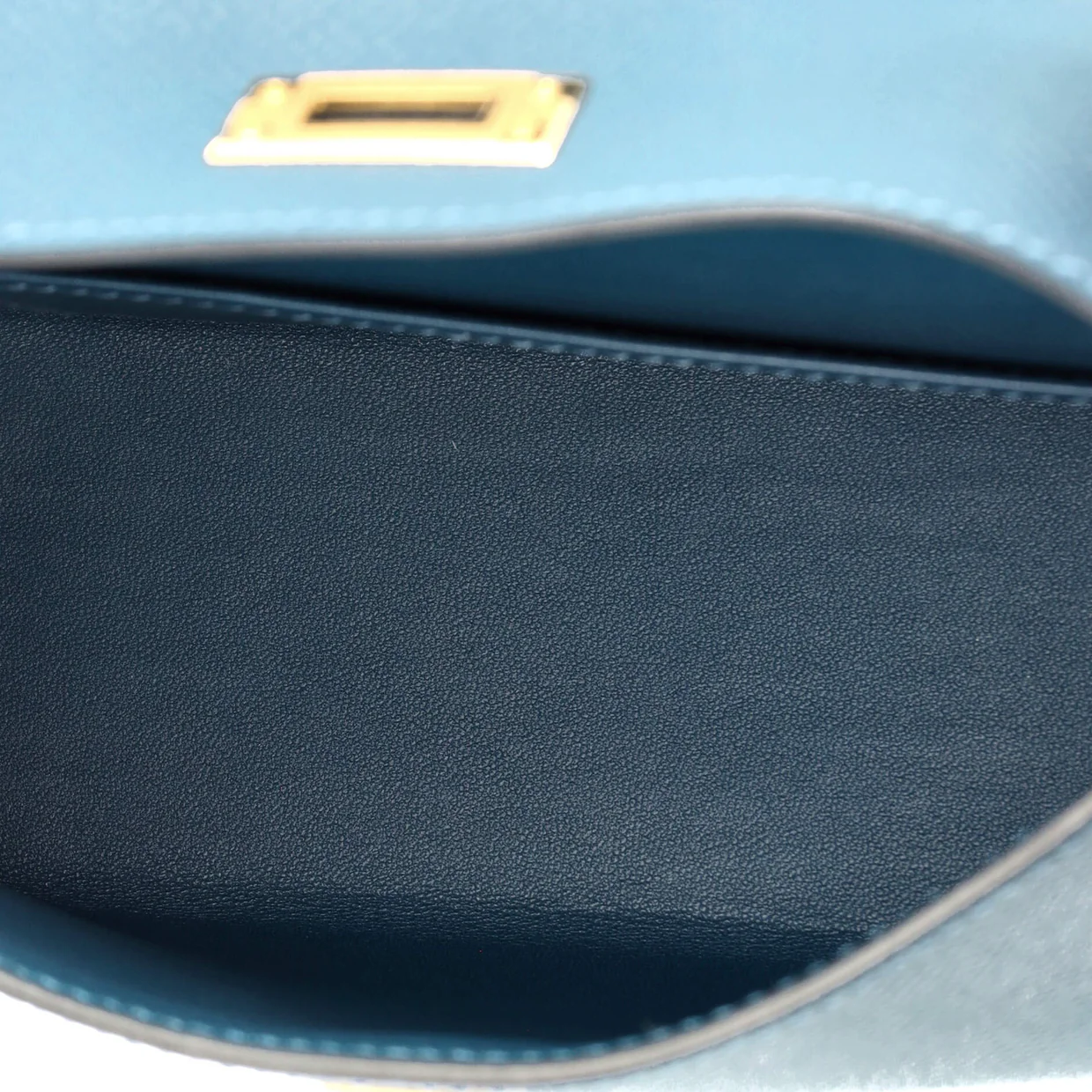 Kelly Mini II Bag Deep Blue Epsom with Gold Hardware 20 - Deep Luxury