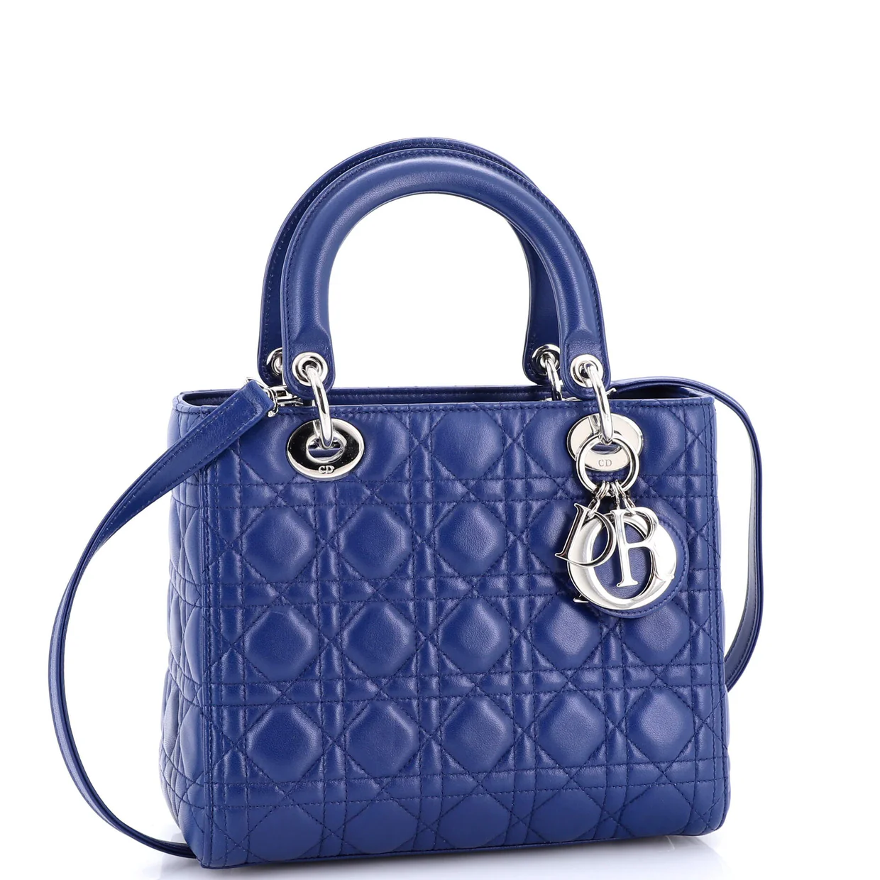 Lady Dior Bag Cannage Quilt Lambskin Medium - Deep Luxury