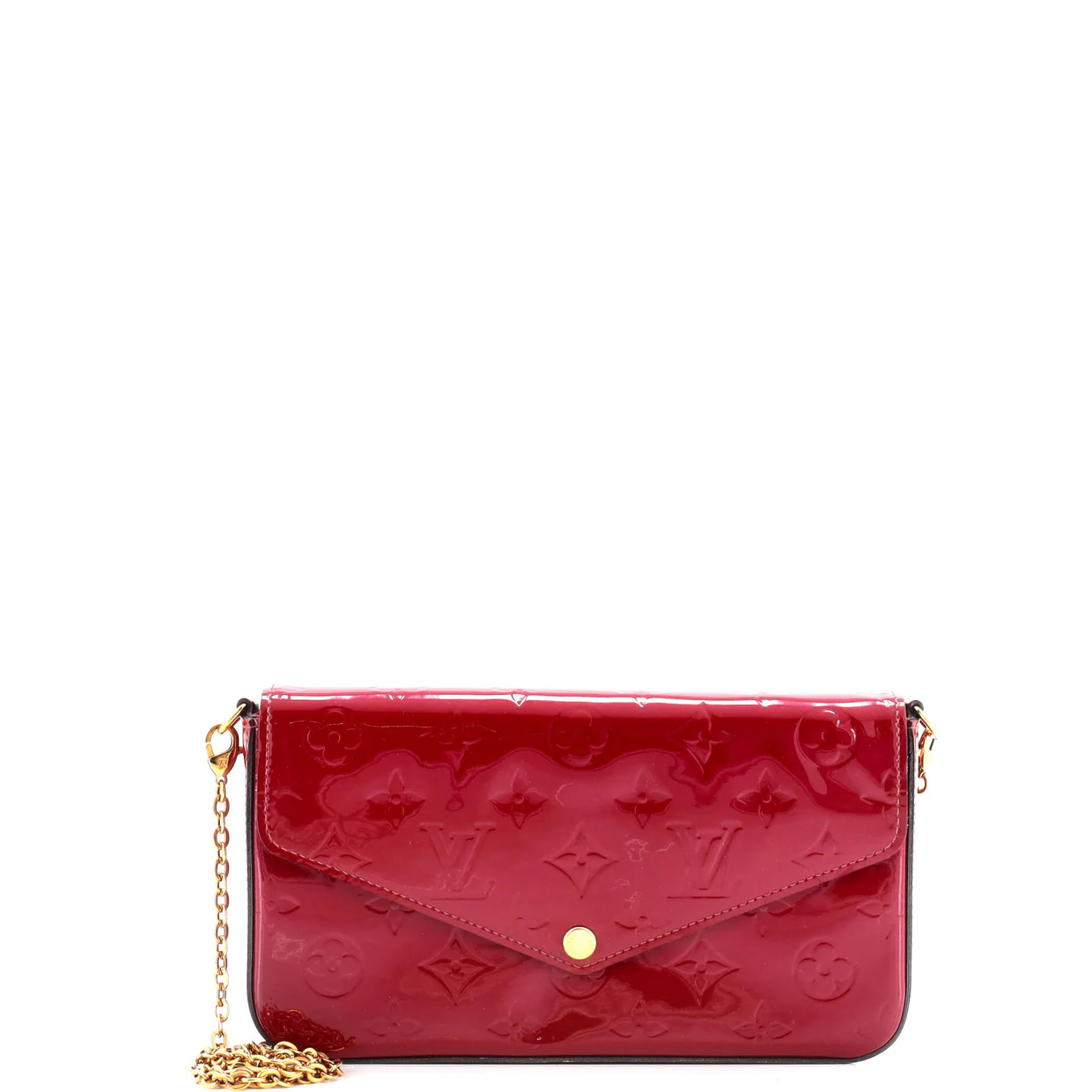 Felicie Pochette Monogram Vernis - Deep Luxury