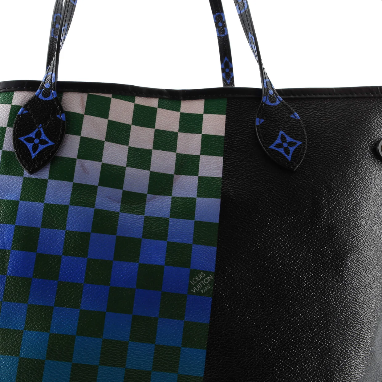 Neverfull NM Tote Limited Edition Race Print Canvas MM - Deep Luxury