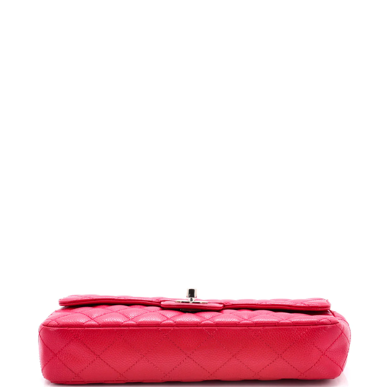 Classic Single Flap Bag Quilted Caviar East West - Deep Luxury