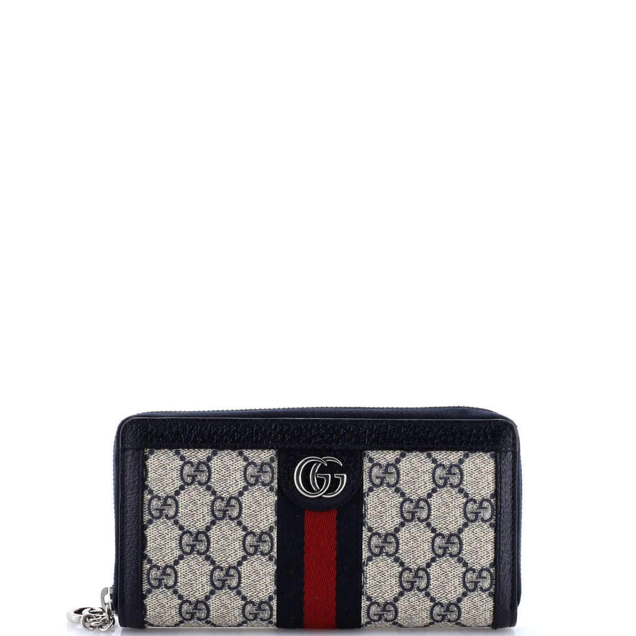 Ophidia Zip Around Wallet GG Coated Canvas - Deep Luxury