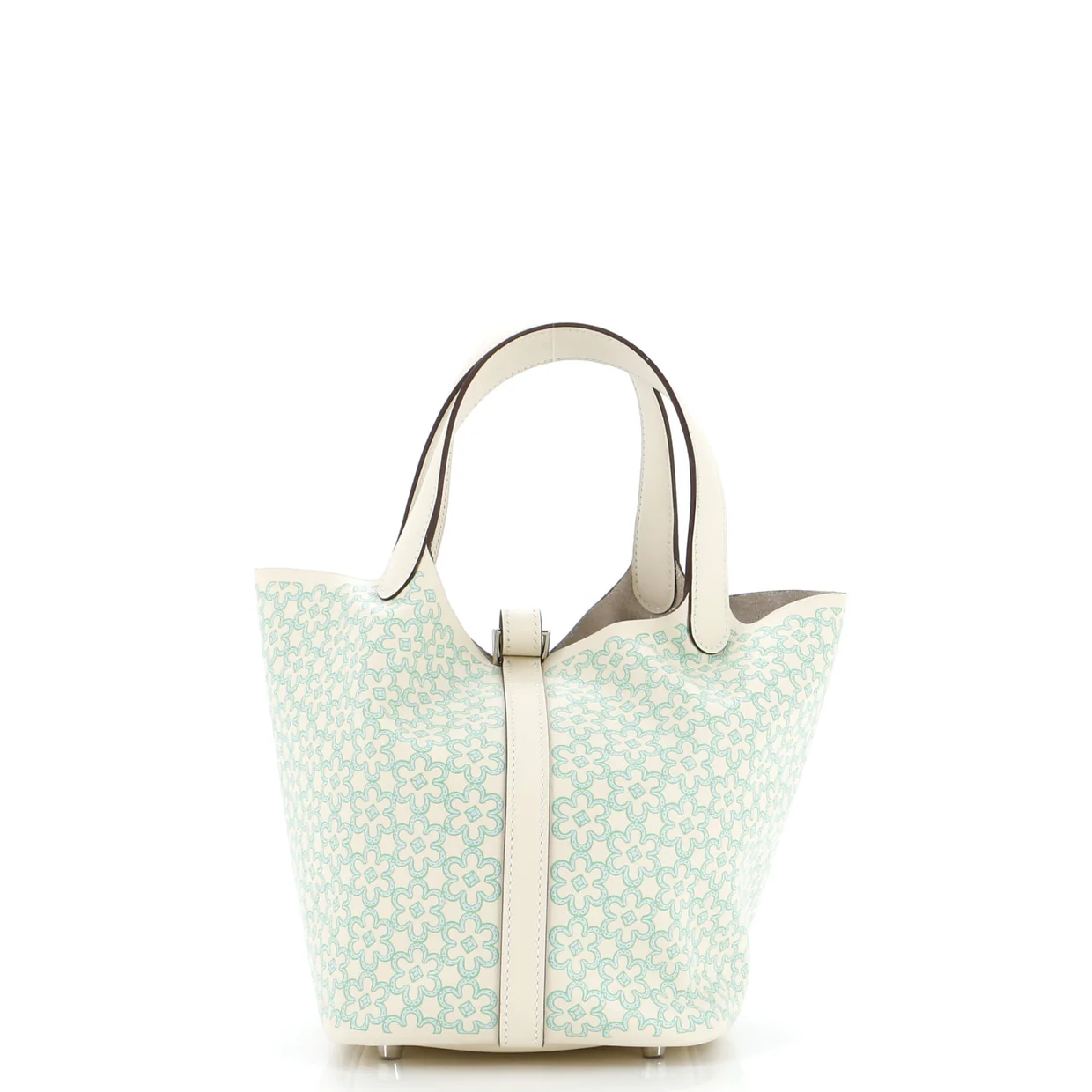 Picotin Lock Bag Lucky Daisy Printed Swift PM - Deep Luxury