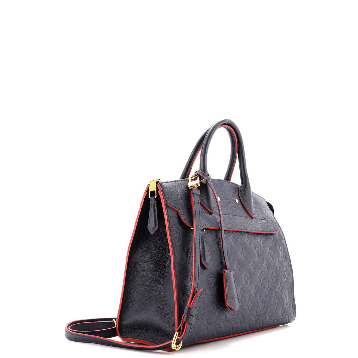 Pont Neuf Handbag Monogram Empreinte Leather MM - Deep Luxury