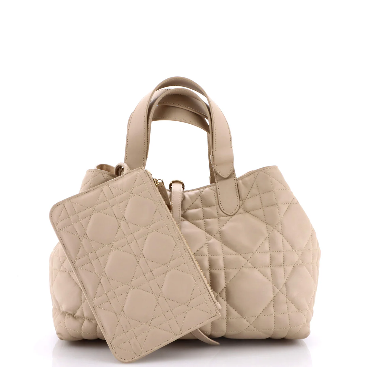 Toujours Tote Bag Macrocannage Quilt Calfskin Medium - Deep Luxury