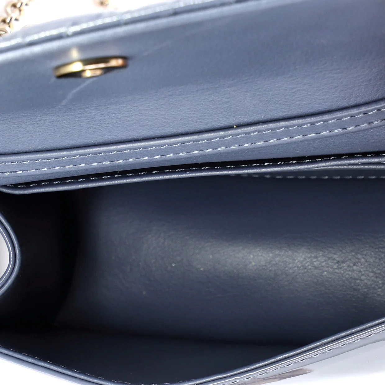 Lady Dior Nano Belt Pouch Cannage Quilt Patent - Deep Luxury