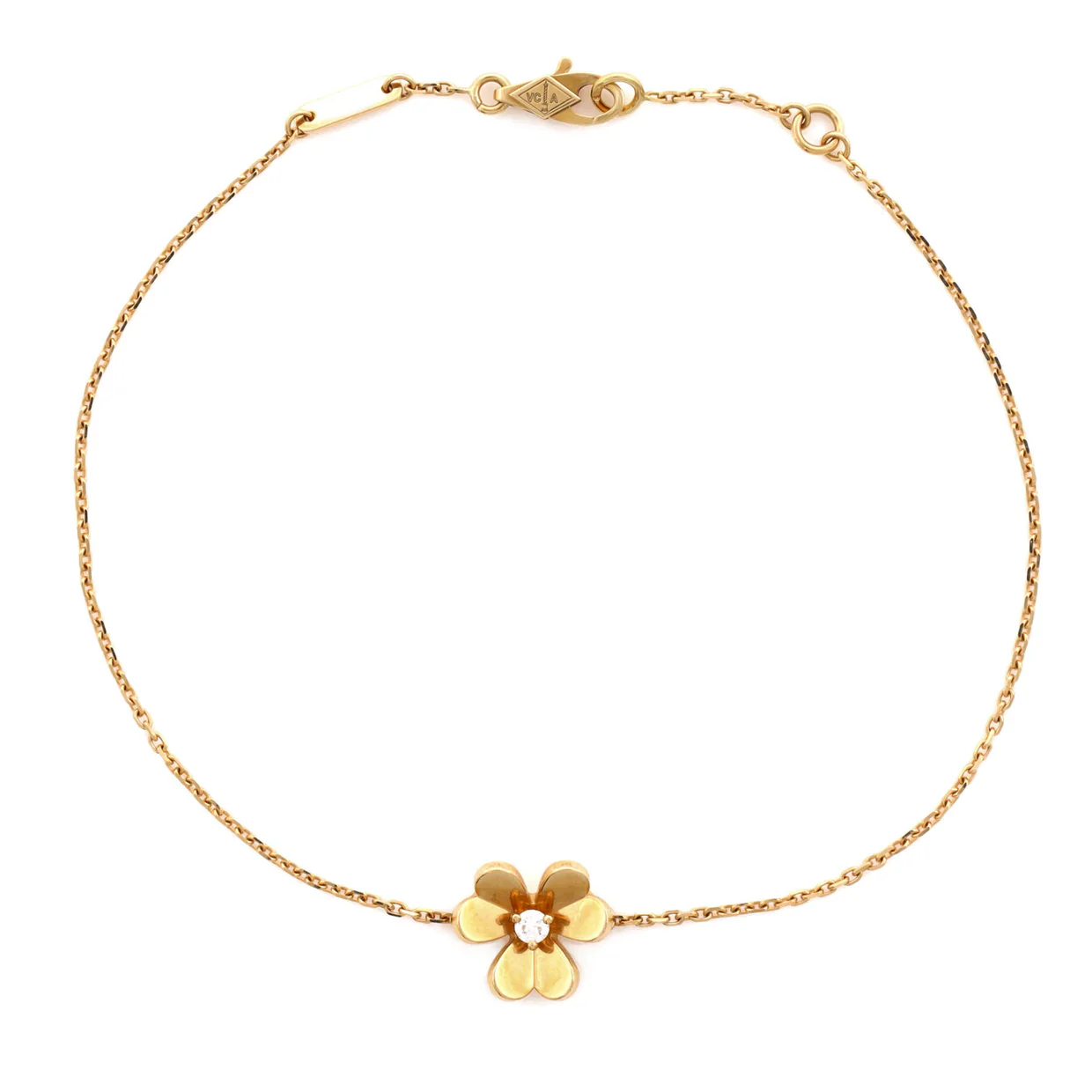 Frivole Bracelet 18K Yellow Gold with Diamond Mini - Deep Luxury