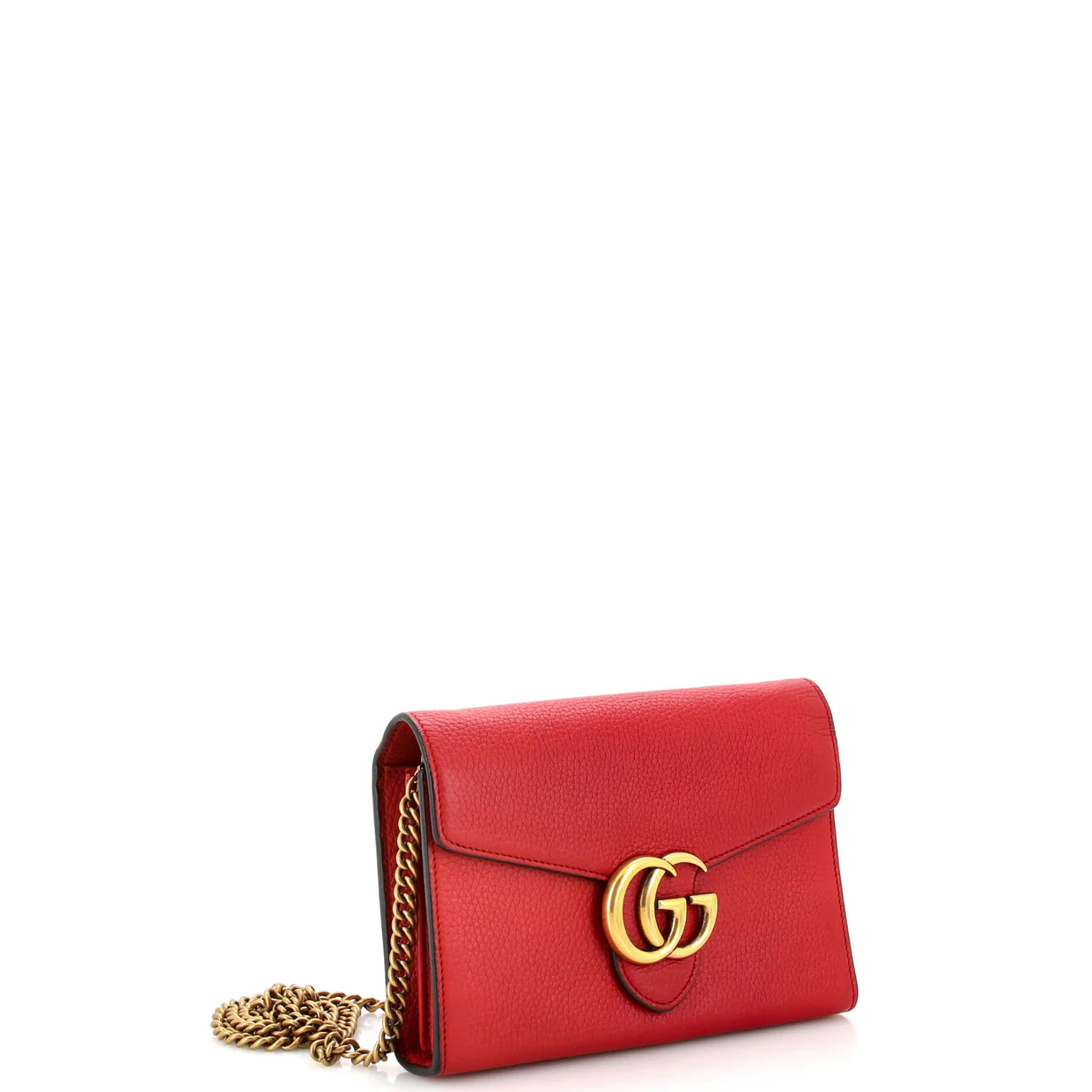 GG Marmont Chain Wallet Leather Mini - Deep Luxury