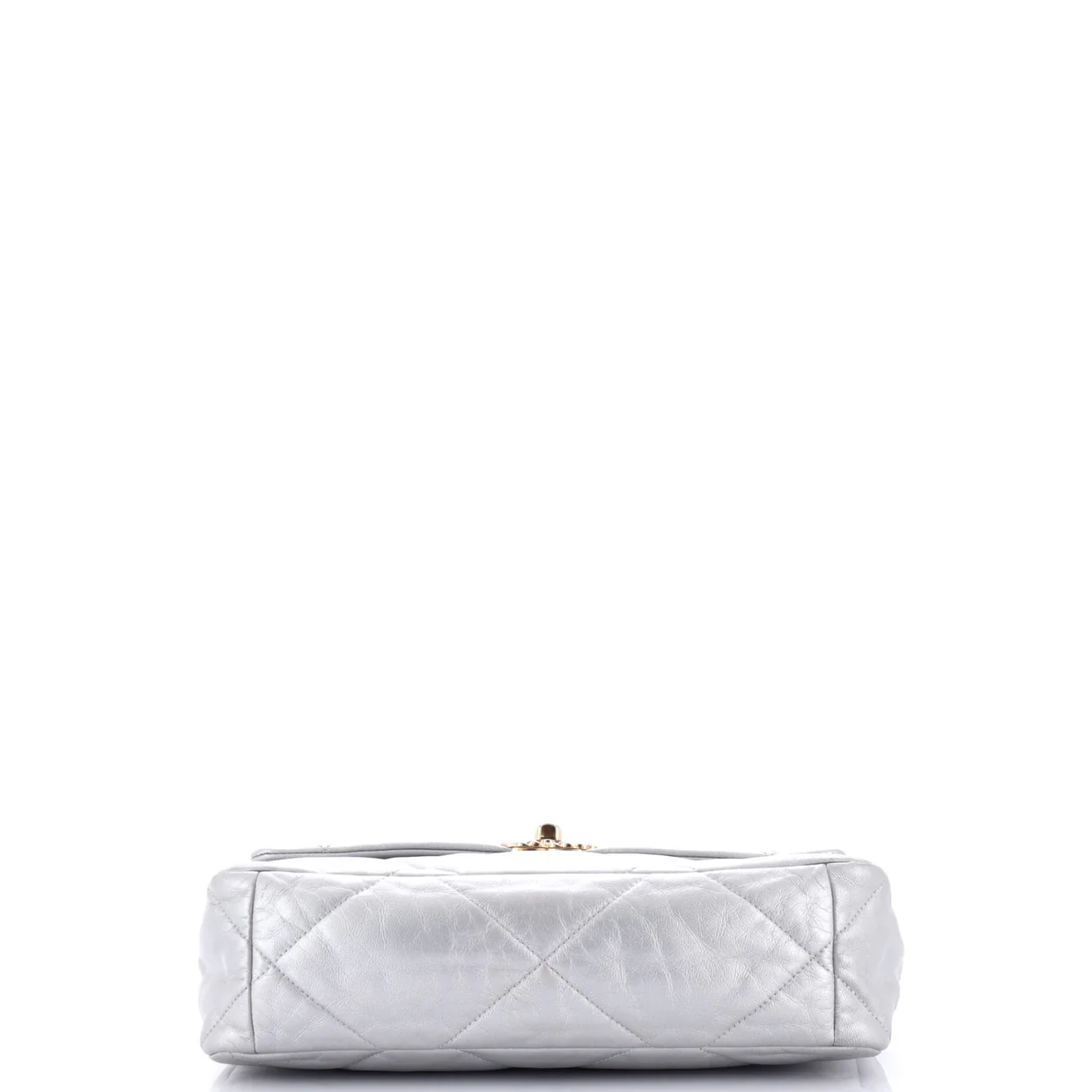19 Flap Bag Quilted Leather Large - Deep Luxury