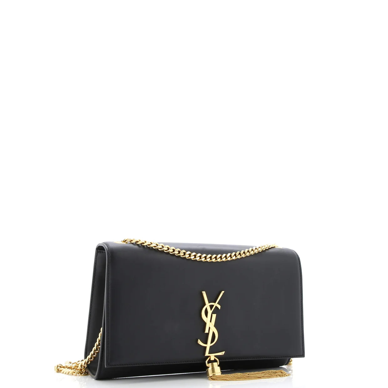 Classic Monogram Tassel Crossbody Bag Leather Medium - Deep Luxury