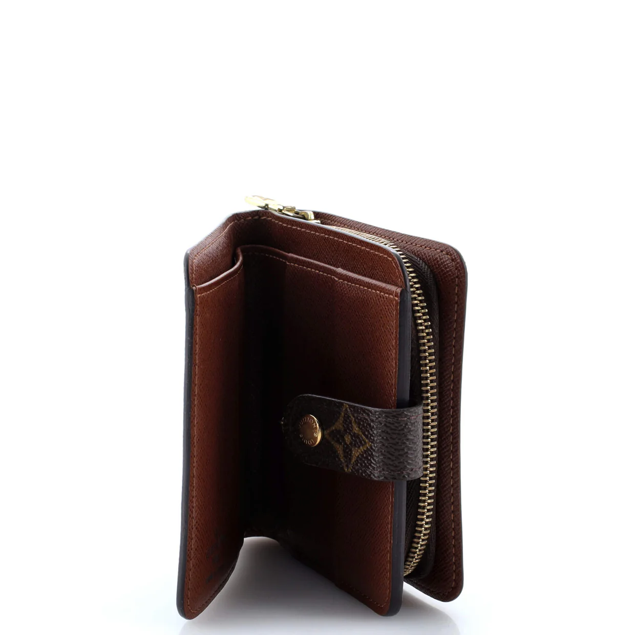 Compact Zippe Wallet Monogram Canvas - Deep Luxury