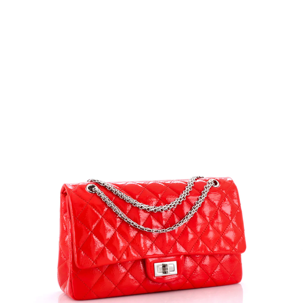 Reissue 2.55 Flap Bag Quilted Crinkled Patent 227 - Deep Luxury