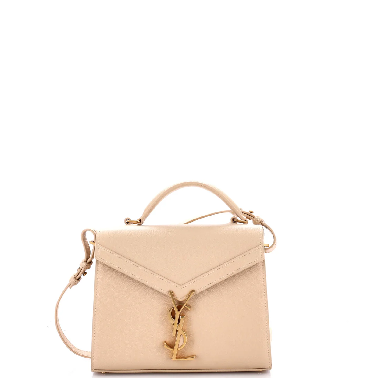 Cassandra Top Handle Bag Leather Mini - Deep Luxury
