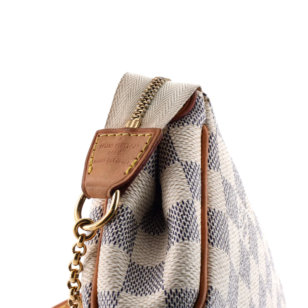 Eva Handbag Damier - Deep Luxury