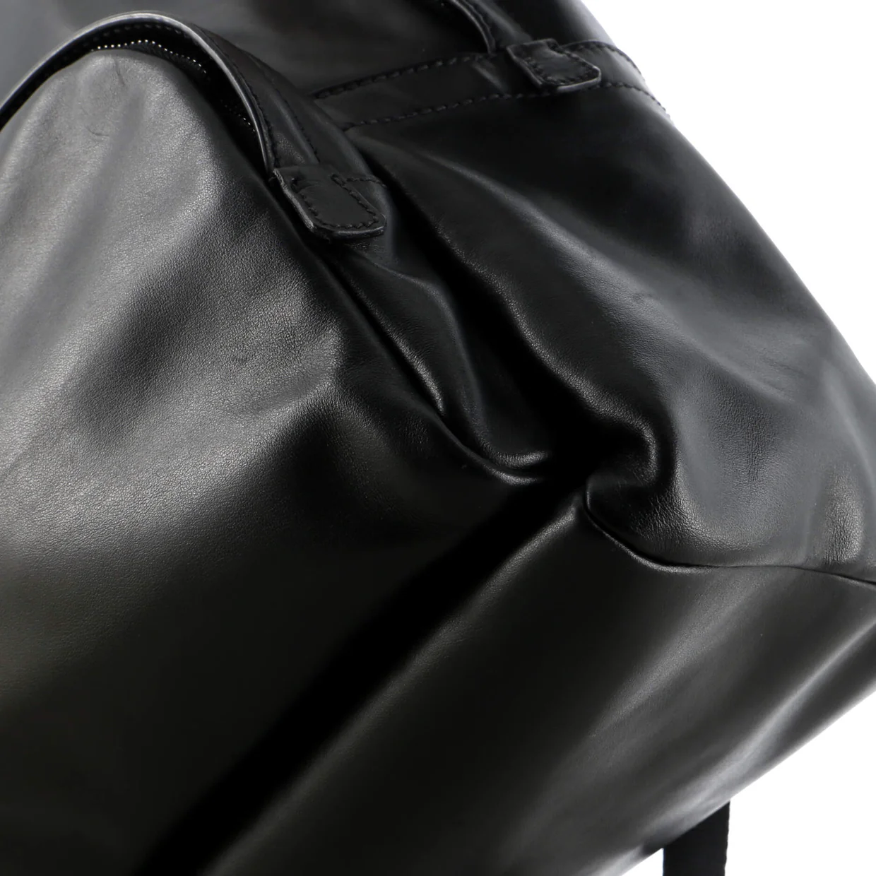 Front Pocket Backpack Nappa Leather Medium - Deep Luxury