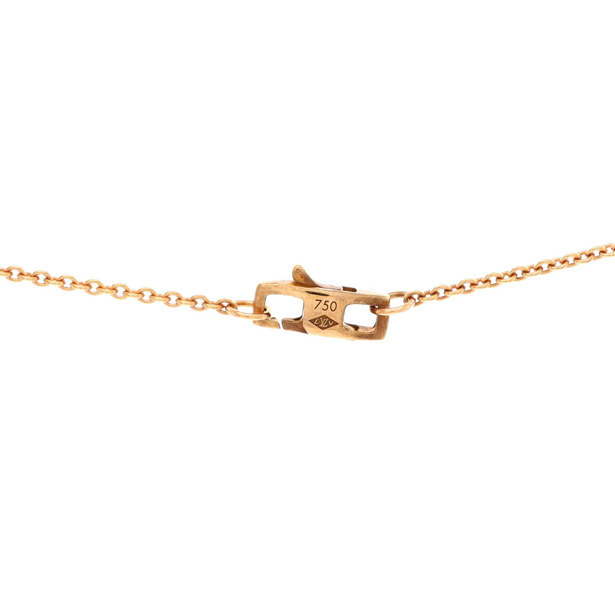 Empreinte Pendant Necklace 18K Rose Gold and Diamond - Deep Luxury
